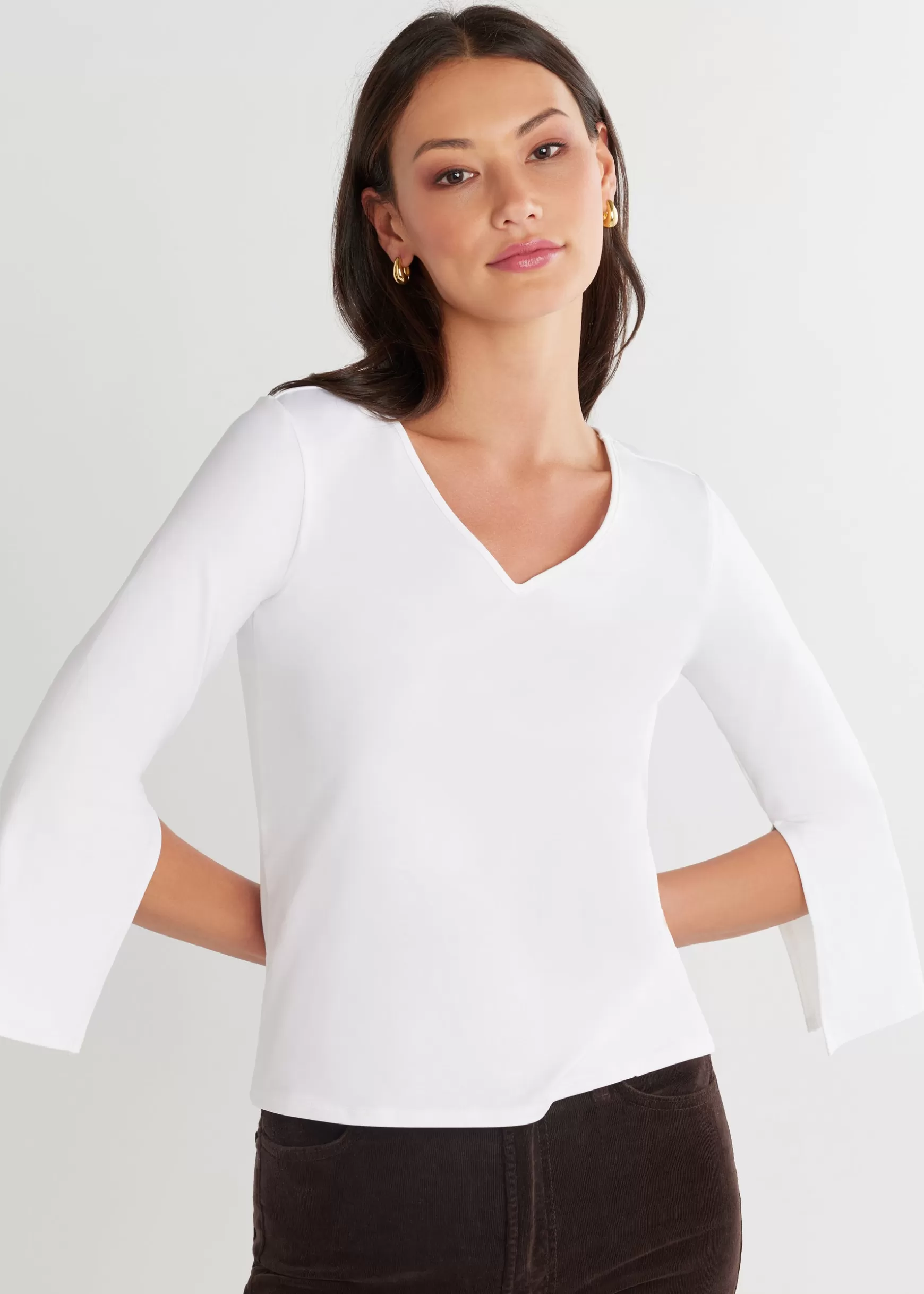 Women Dudley Stephens Tops-Bayberry Top