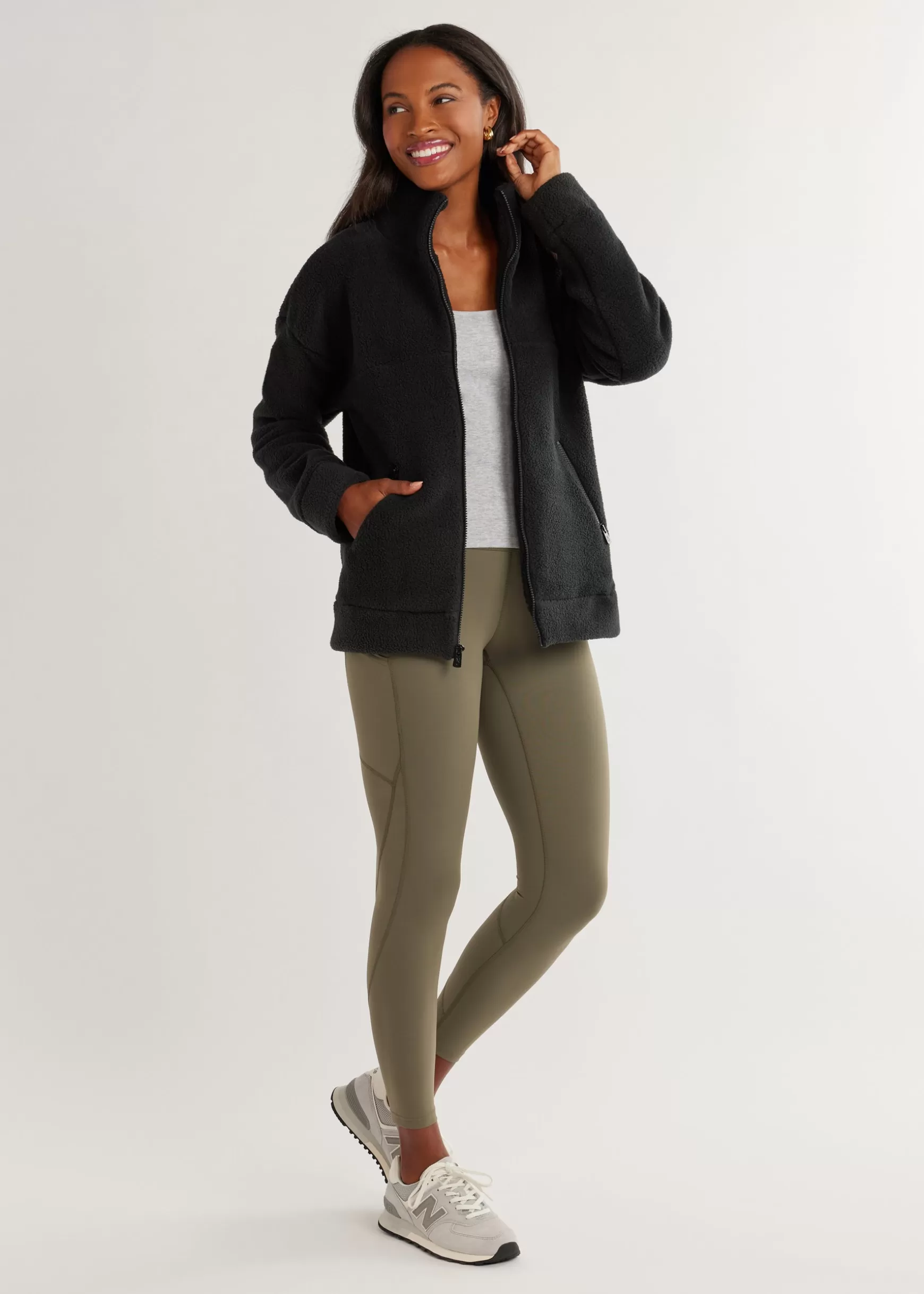 Women Dudley Stephens Outerwear-Bleecker Zip-Up