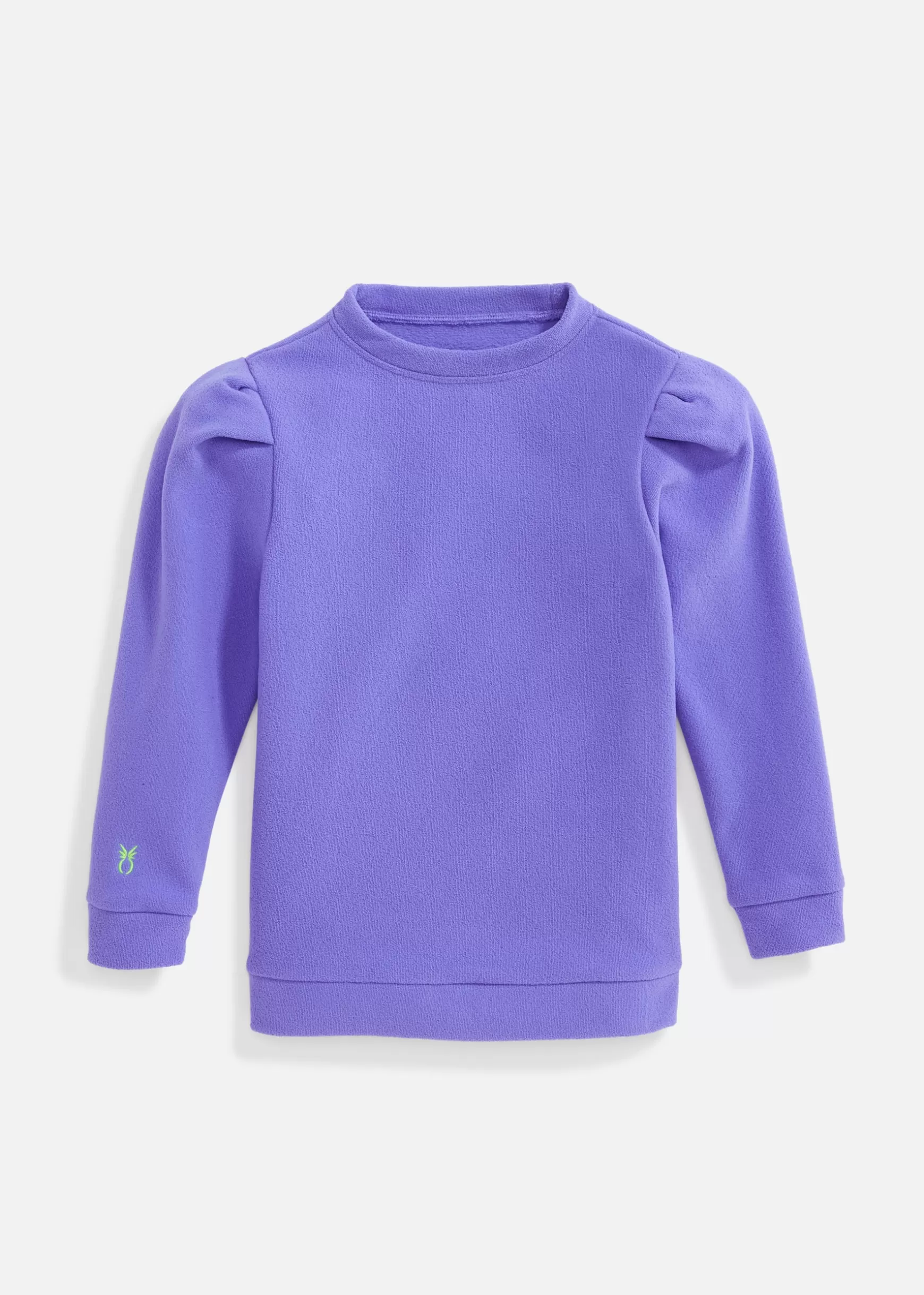 Kids Dudley Stephens Clothing-Girls Elle Puff Sleeve Crewneck