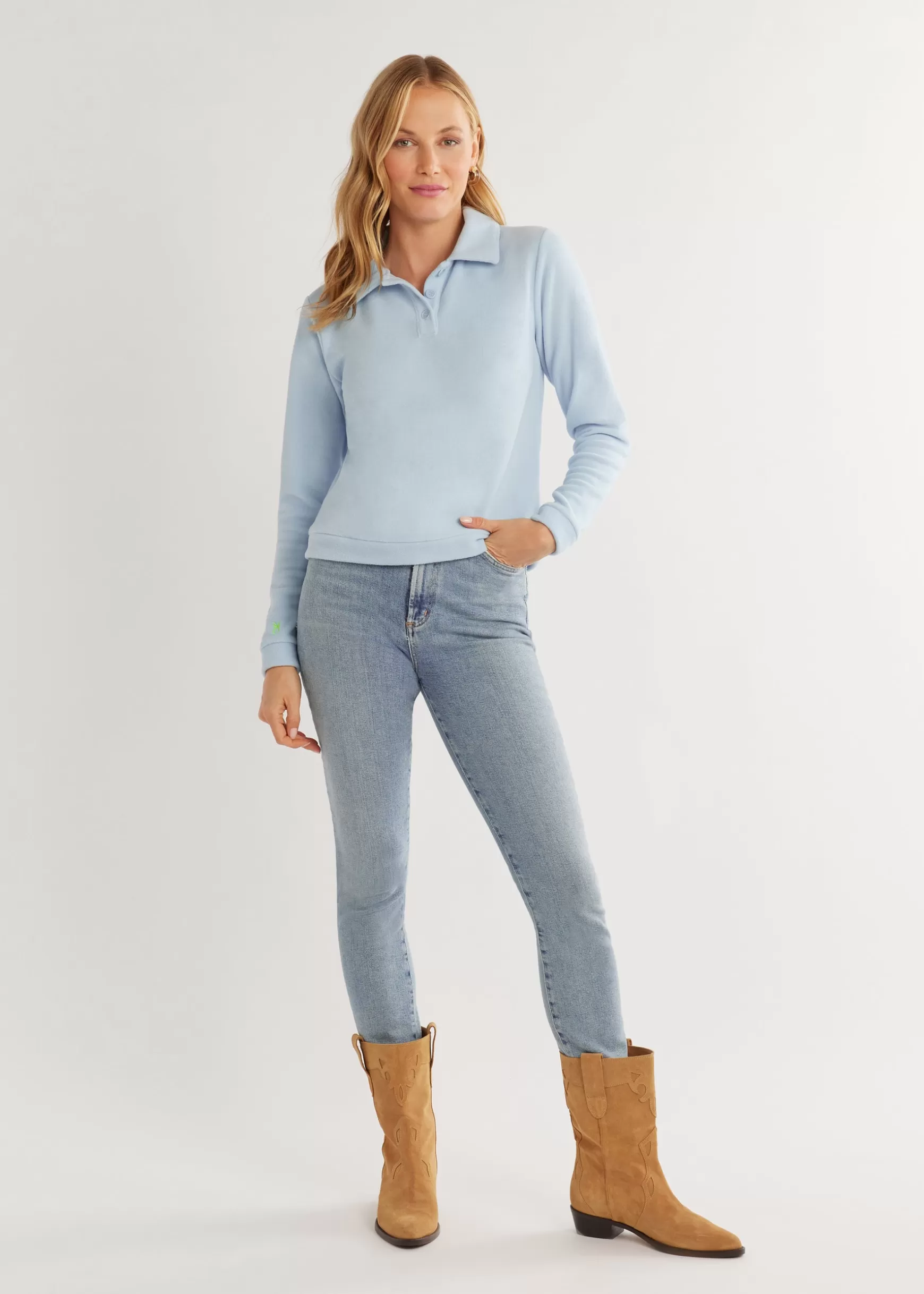 Women Dudley Stephens Tops-Pear Tree Polo