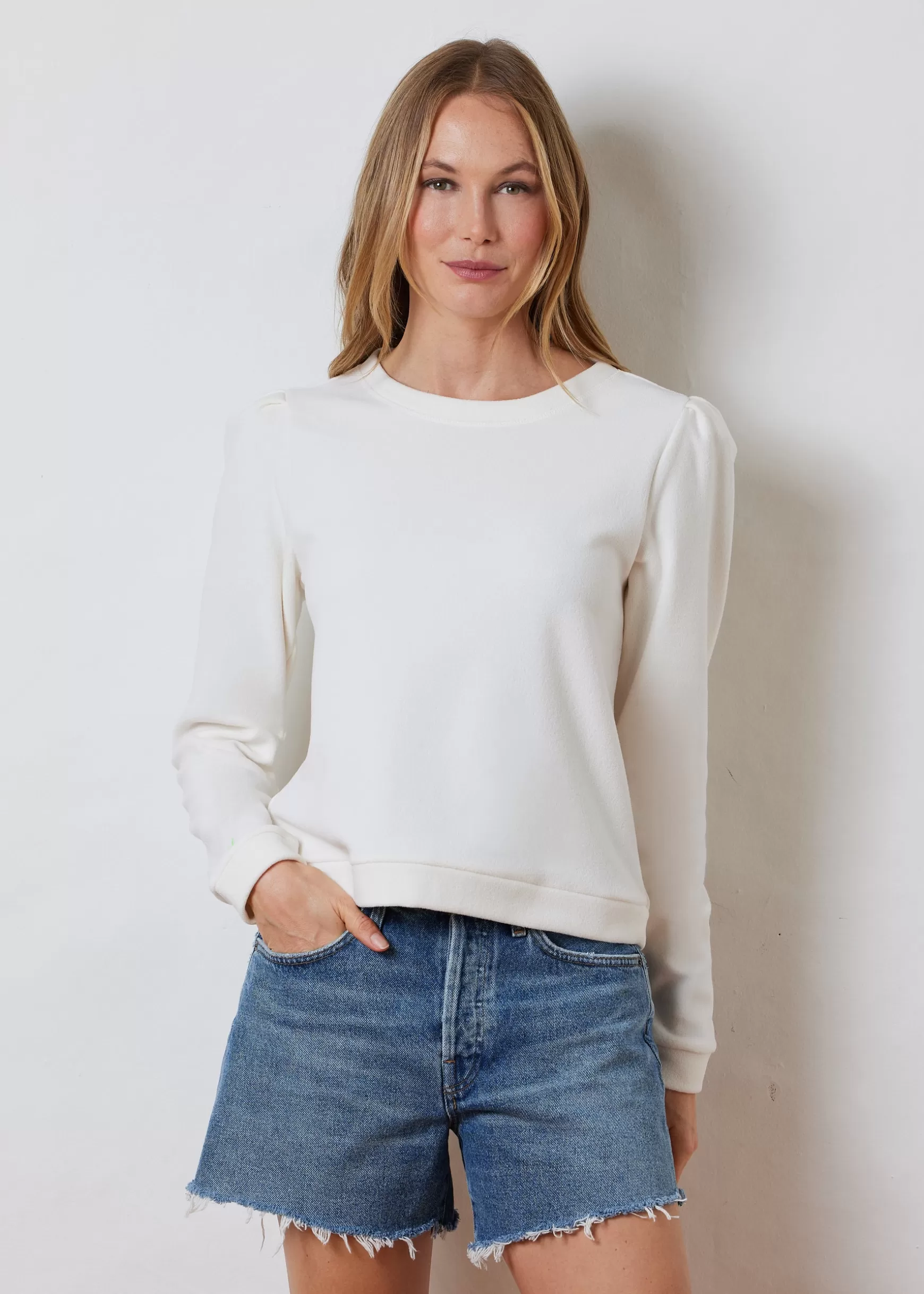 Women Dudley Stephens Tops-Shoreham Crewneck